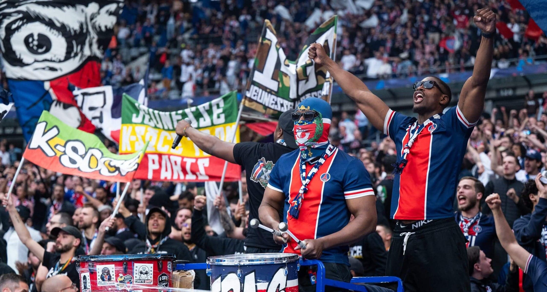 Scène de match et ambiance PSG
